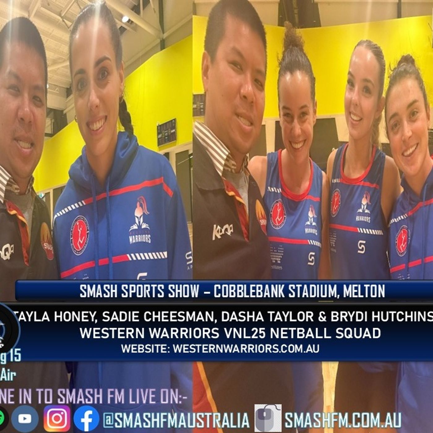 SSS15THYR: Western Warriors Netball Club VNL25 Players Interviews 120525