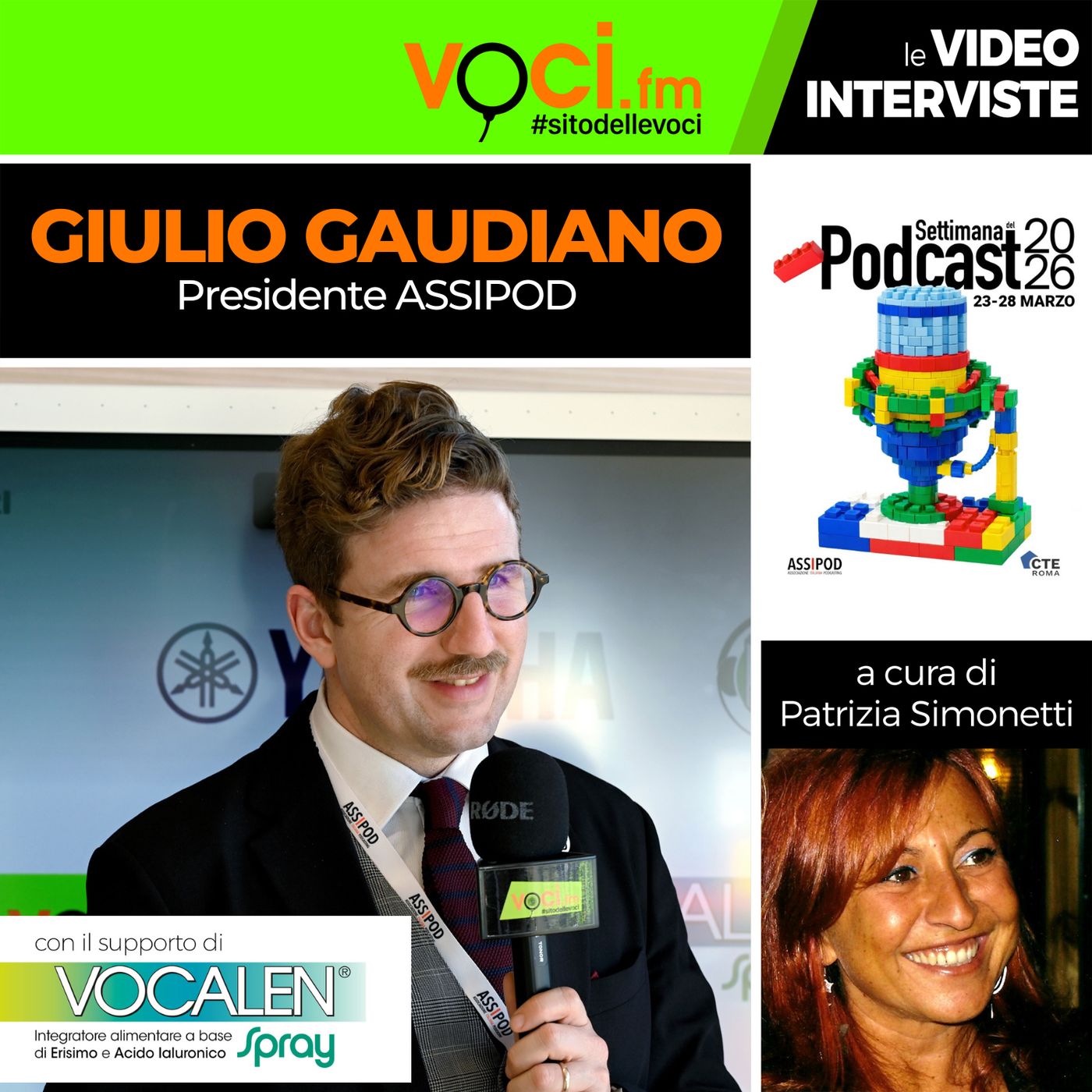 GIULIO GAUDIANO su VOCI.fm (Bilancio SETTIMANA DEL PODCAST 2026) - clicca play e ascolta l'intervista episode artwork