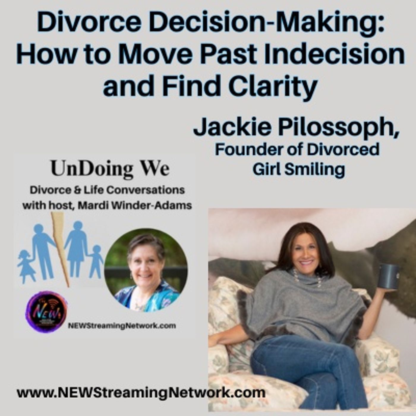 How to Move Past Indecision and Find Clarity -  Jackie Pilossoph episode artwork