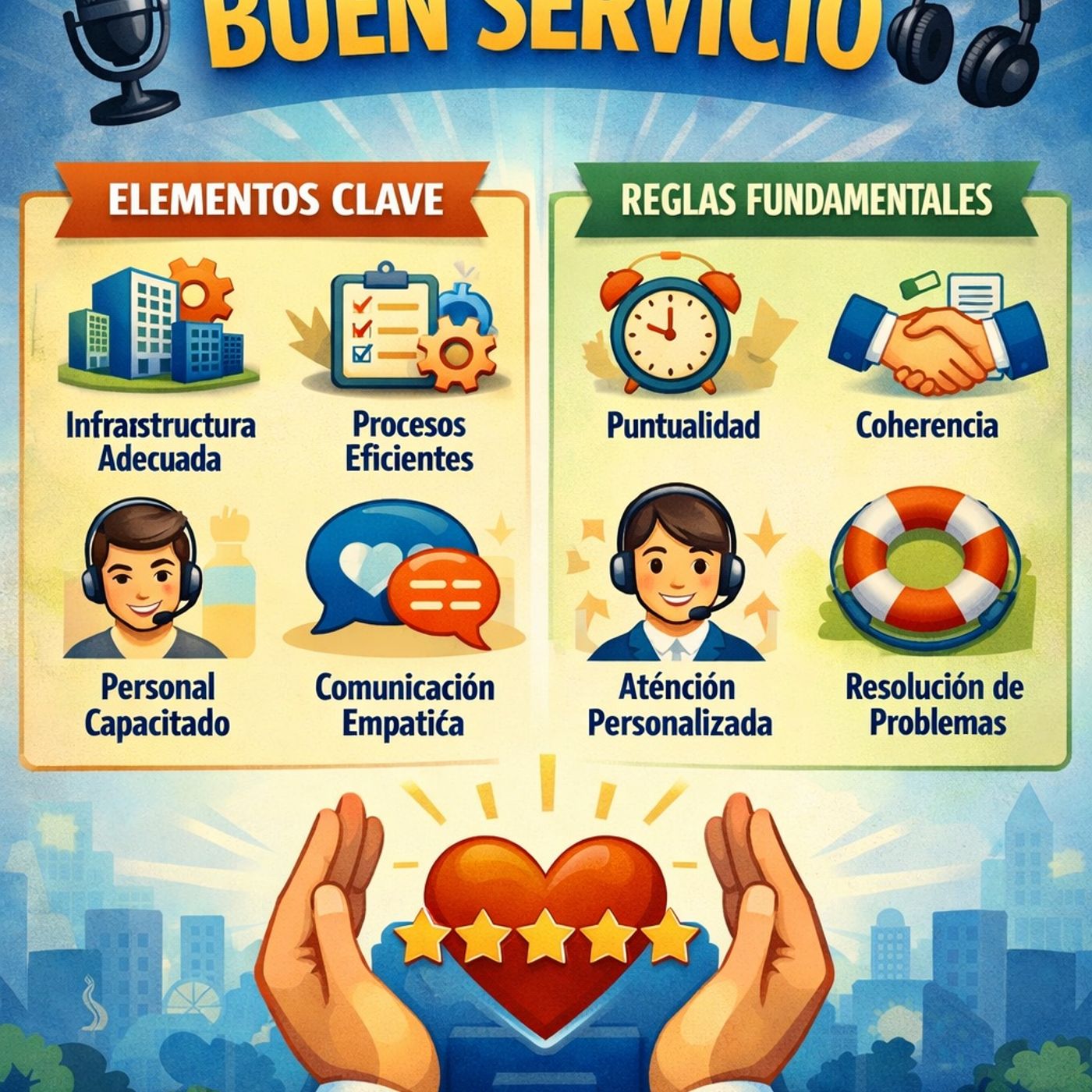 Elementos y reglas para prestar un buen
