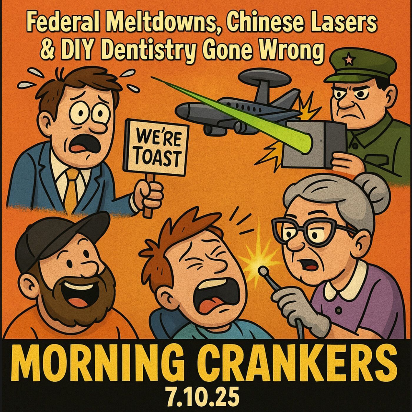 Morning Crankers: Comedy - News & Outrageous Real-Life Stories