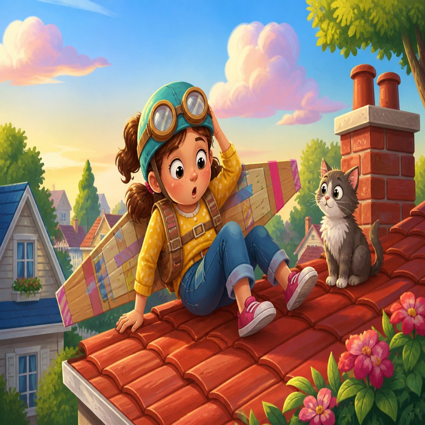 Lucy Lands on the Wrong Roof