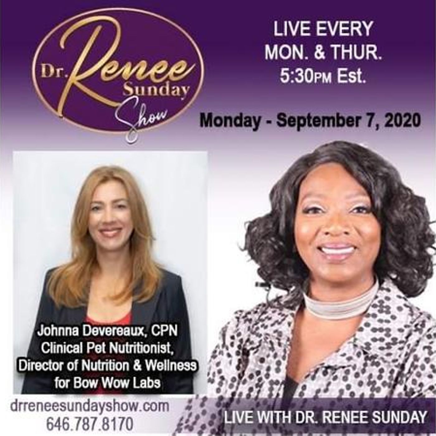 Dr. Renee Sunday\'s show