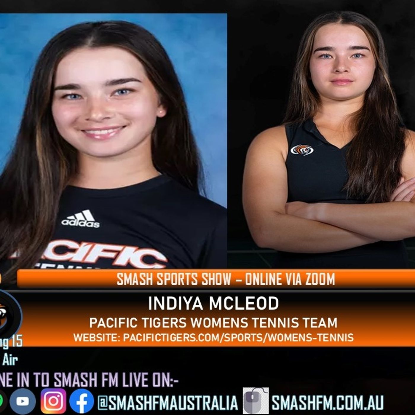 SSS15THYR: Pacific Tigers Womens Tennis Interviews with Indiya McLeod 110125