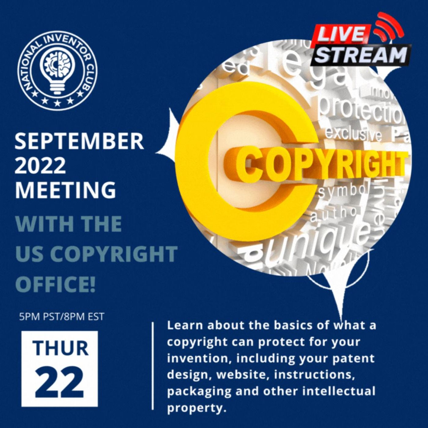How to Use a Copyright for Your Invention, Startup or Business episode artwork
