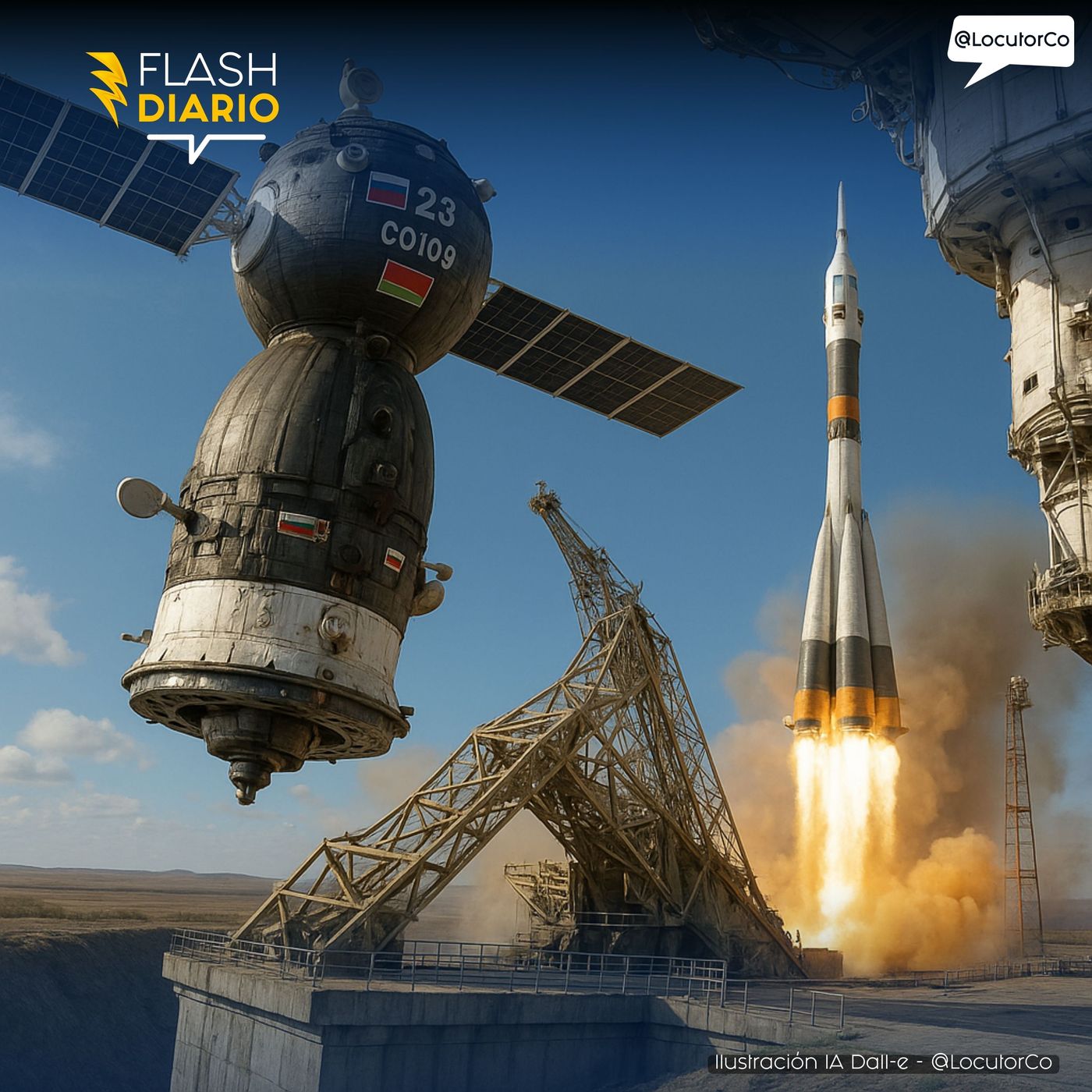 Rusia queda sin pista espacial justo tras un vuelo exitoso