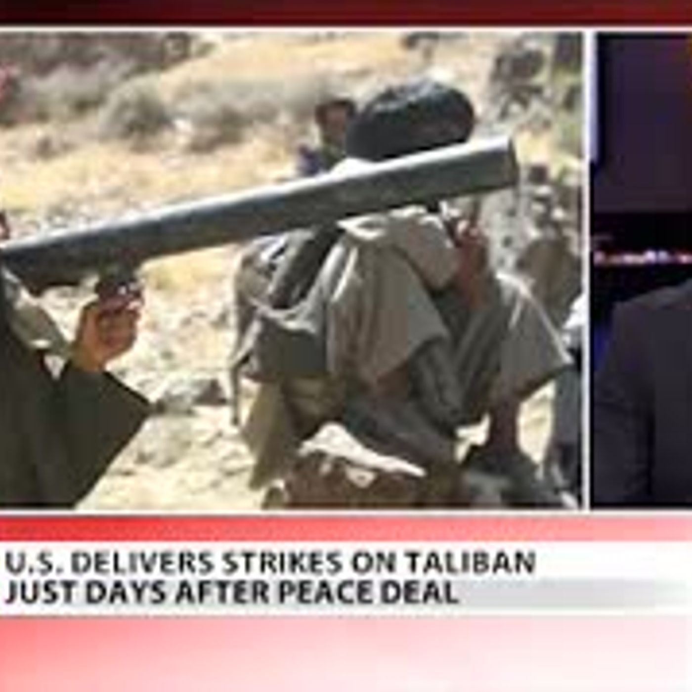 U.S. Launches Airstrike Against Taliban Days After  Peace Deal  is Signed episode artwork