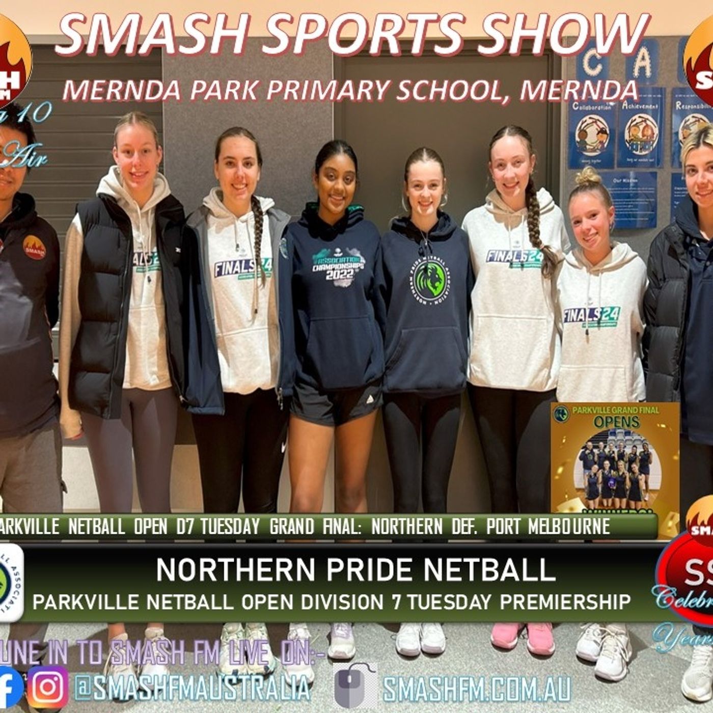 SSS10THYR: Northern Pride Netball Association Open Division 7 Parkville Tuesday Night Premiership Interviews 020924