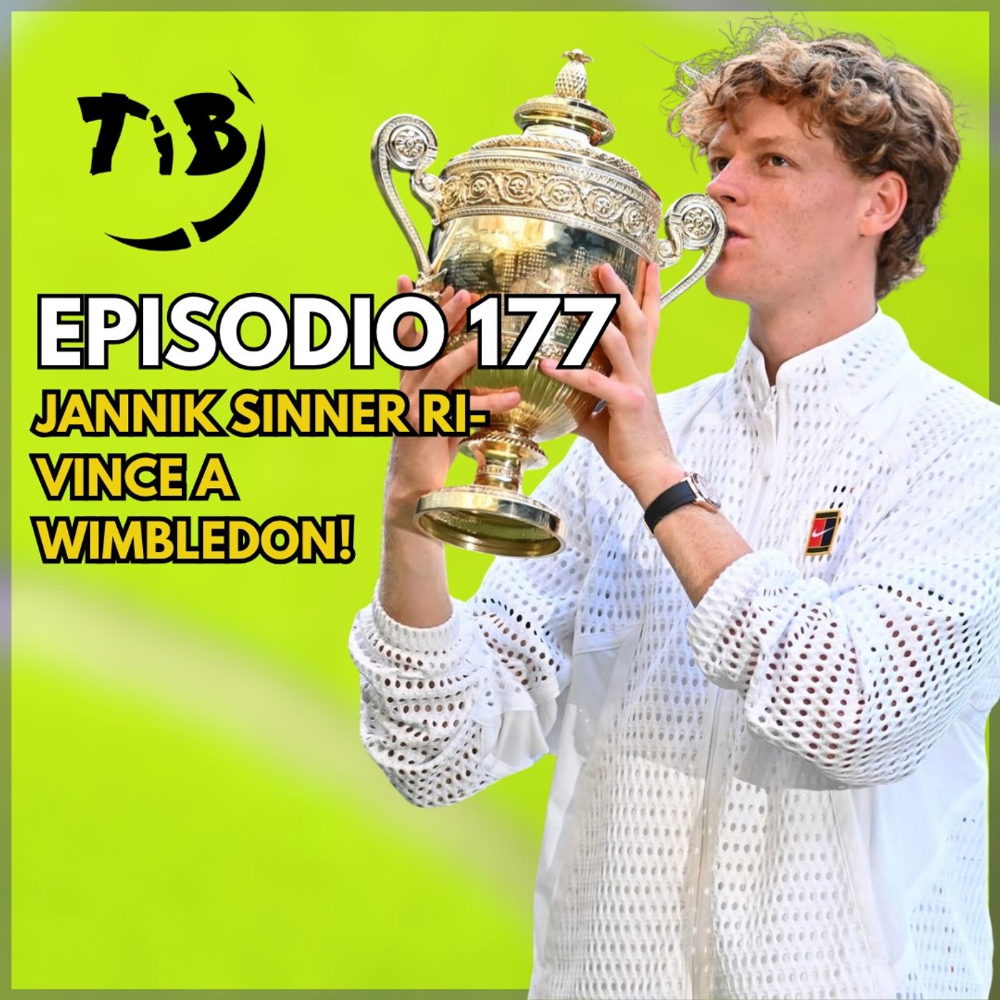 Episodio 177 - Jannik Sinner ri-vince a Wimbledon! episode artwork