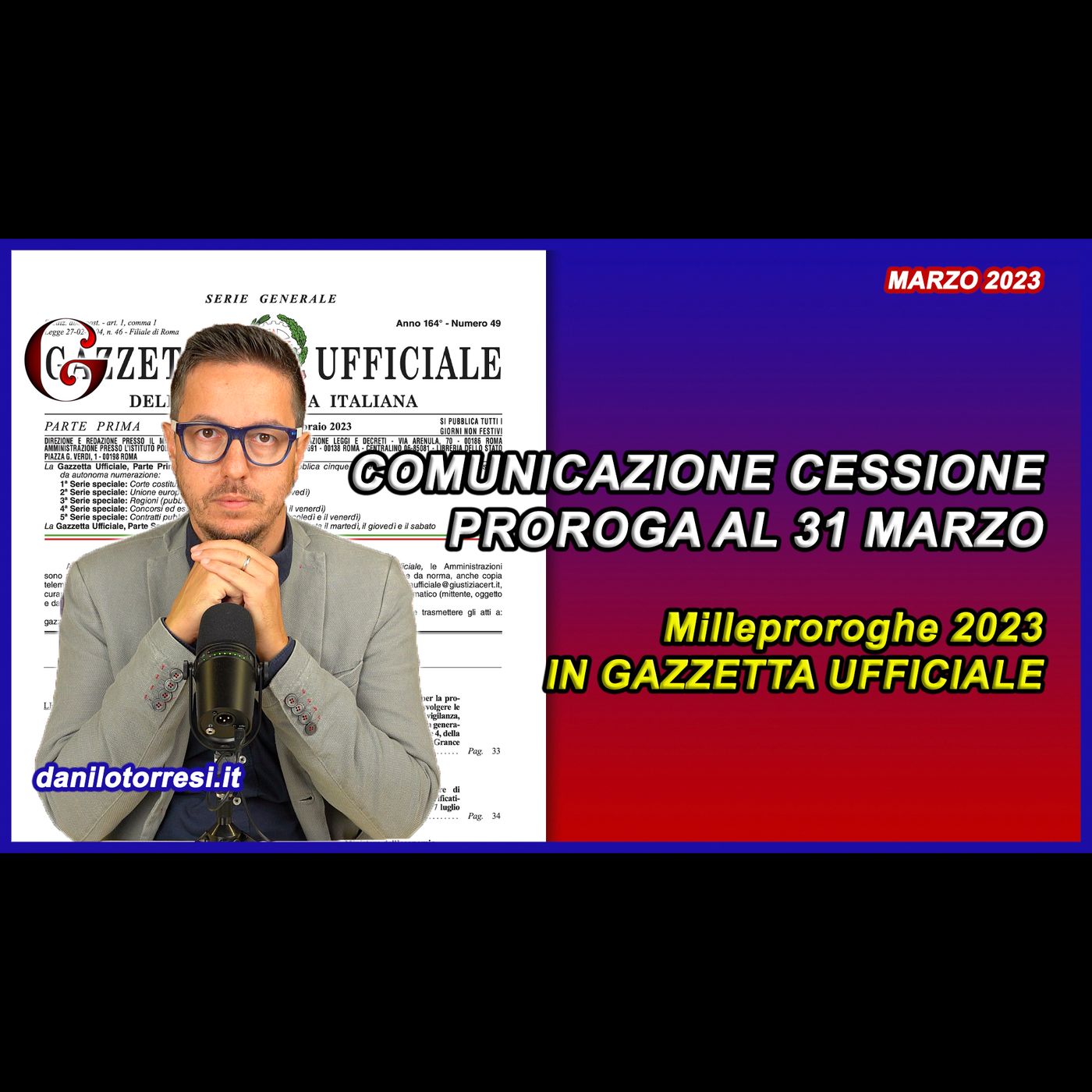 Decreto Milleproroghe 2023: in Gazzetta Ufficiale la proroga al 31 marzo per la cessione del credito episode artwork