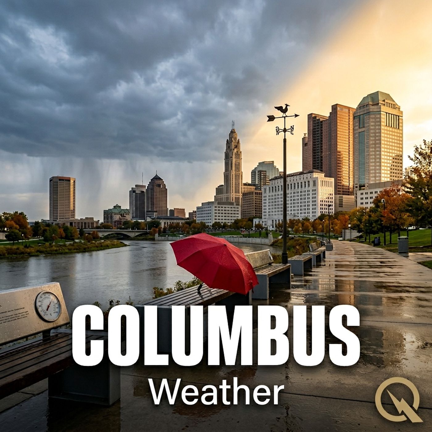 Today's Weather in Columbus Ohio 04 23 26 Sunny Skies Chance Afternoon Storms Friday Rain