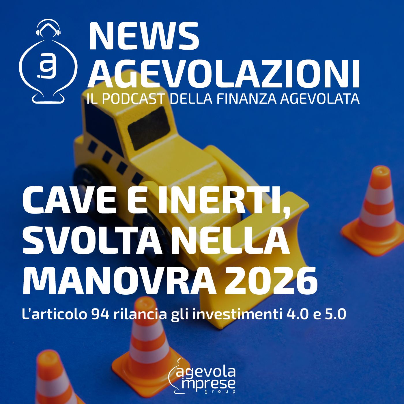 Cave e inerti, svolta nella manovra 2026