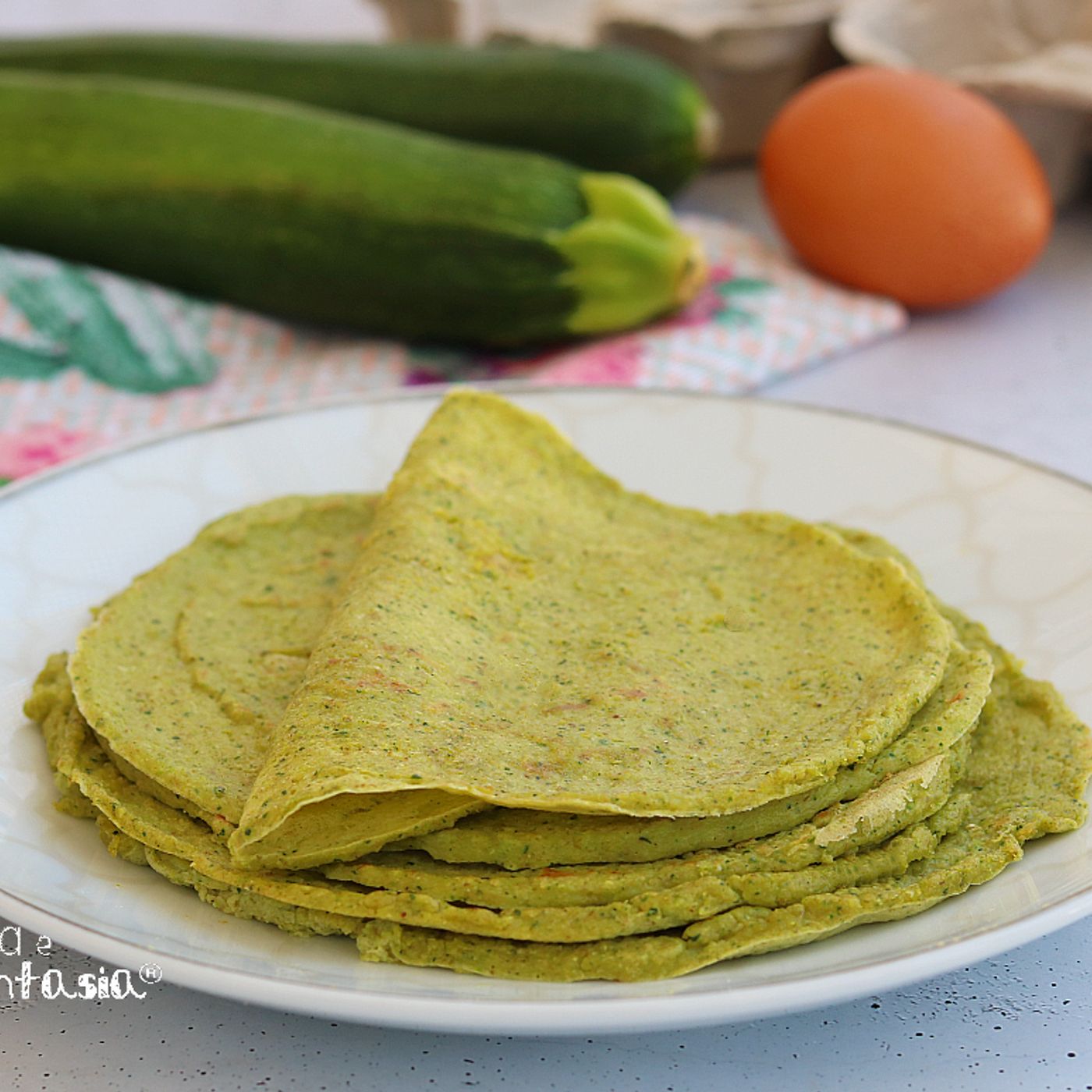 Crepes di zucchine