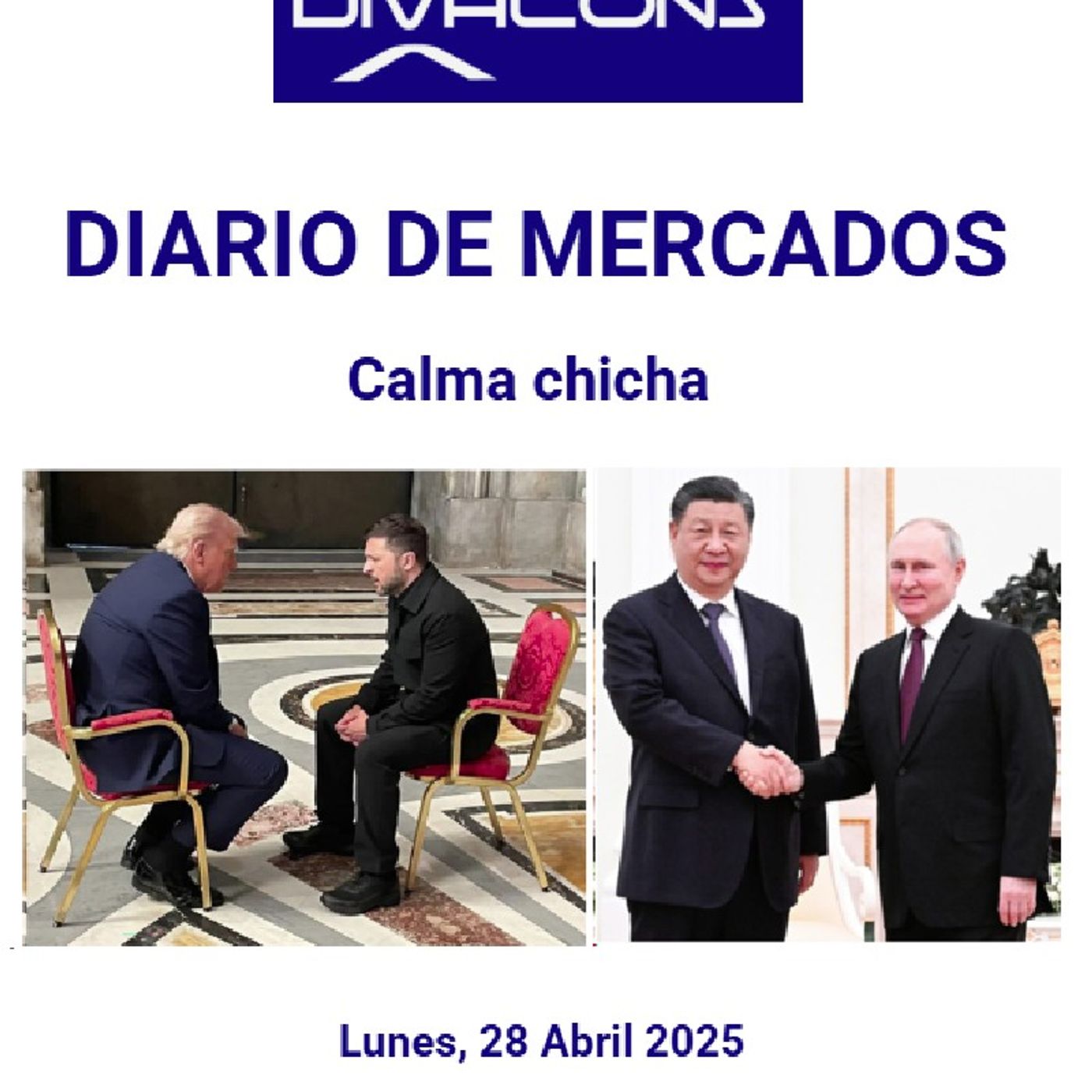 PODCAST en abierto DIARIO DE MERCADOS Lunes 28 Abril 2025 episode artwork