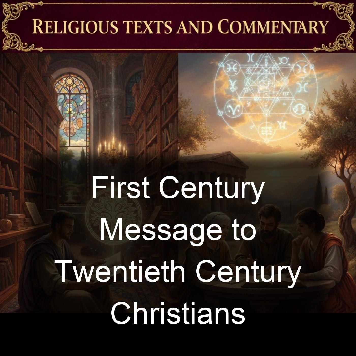 First Century Message to Twentieth Century Christians cover art