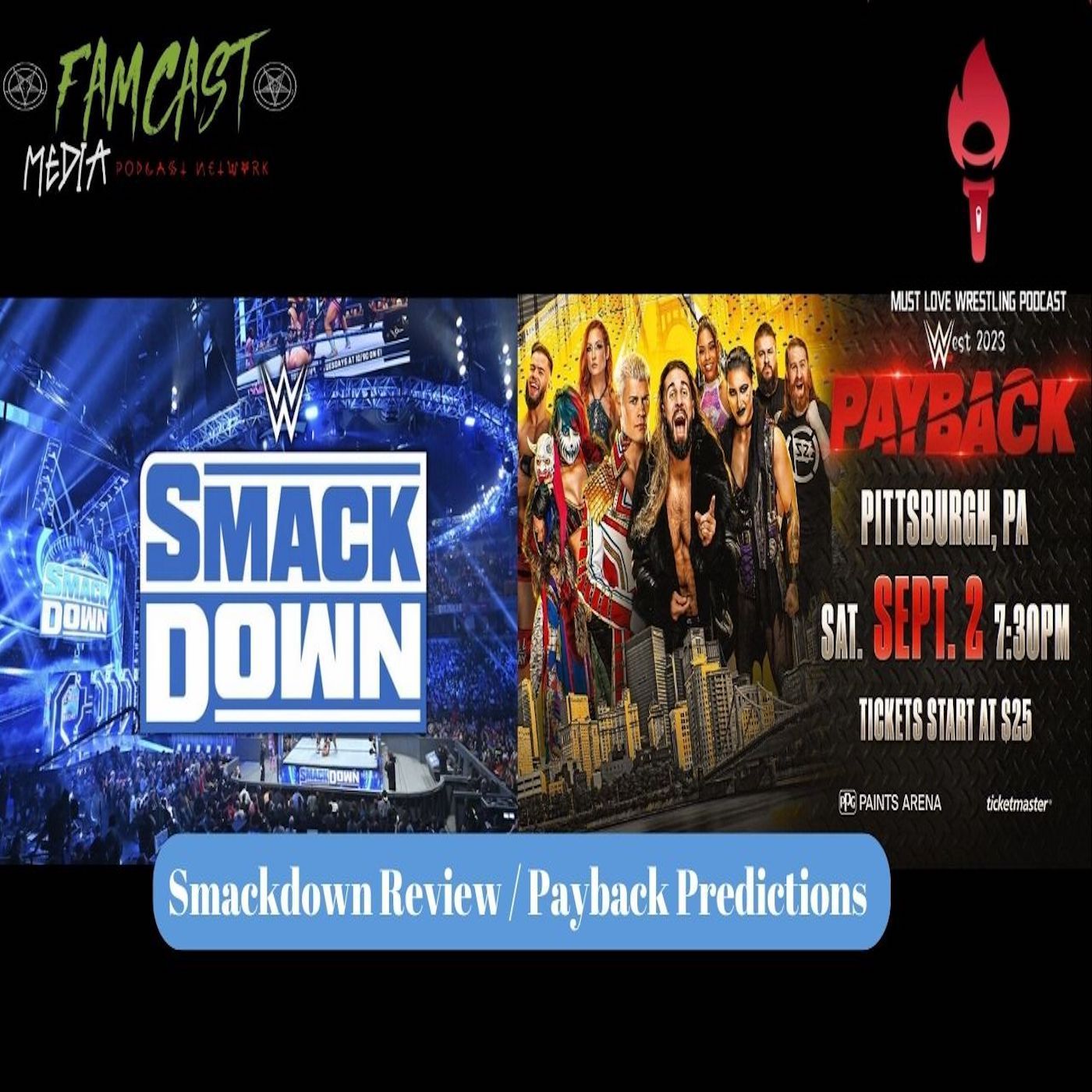 Ep. 38: Smackdown Review / Payback Predictions 2023 episode artwork