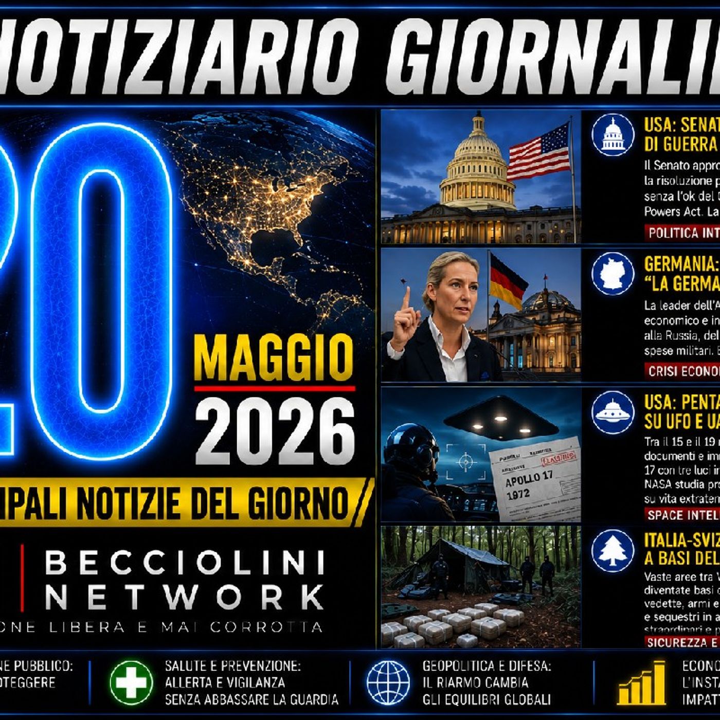 CAPIRE PRIMA DI CREDERE | Notiziario del mattino - dell' 20 Maggio 2026 episode artwork