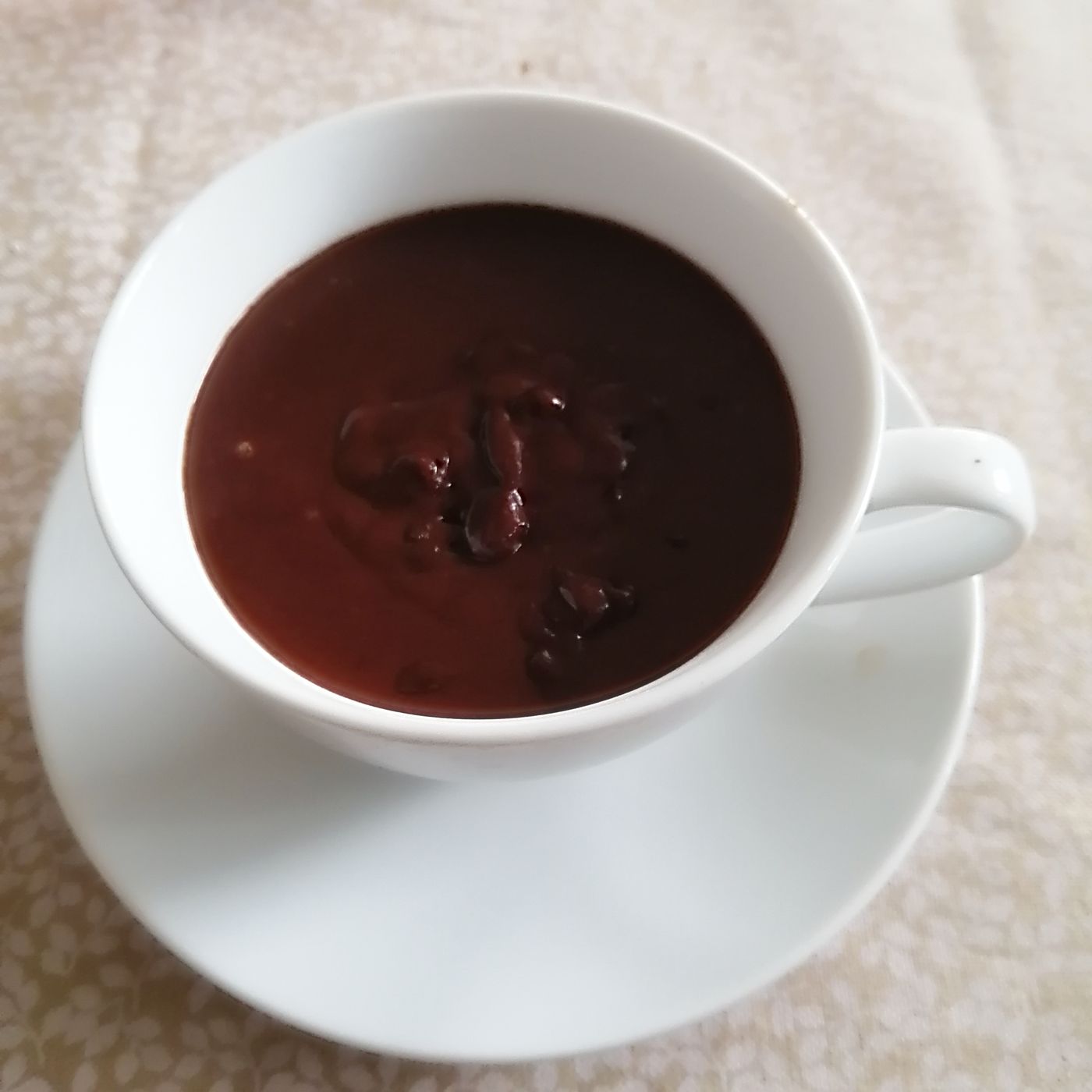 Cioccolata calda dolce senza zucchero chetogenica