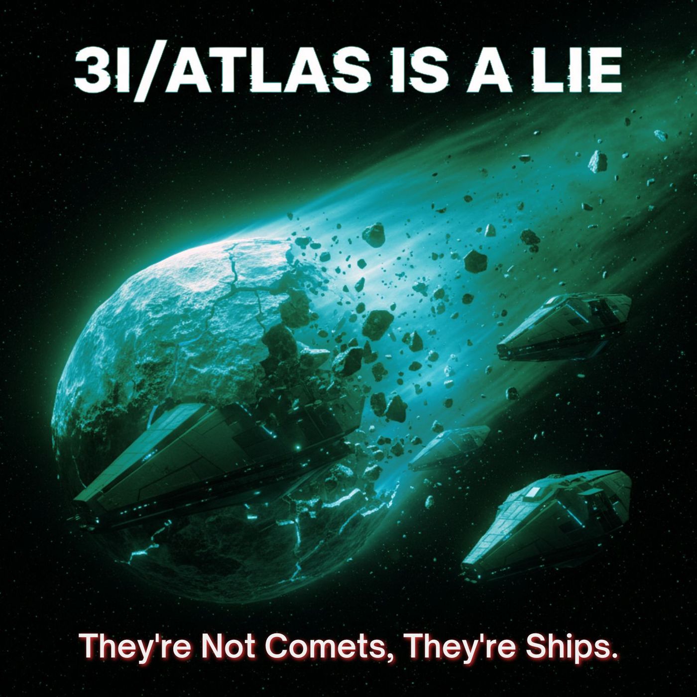 3I/ATLAS is a Lie: They're Not Comets, They're Ships