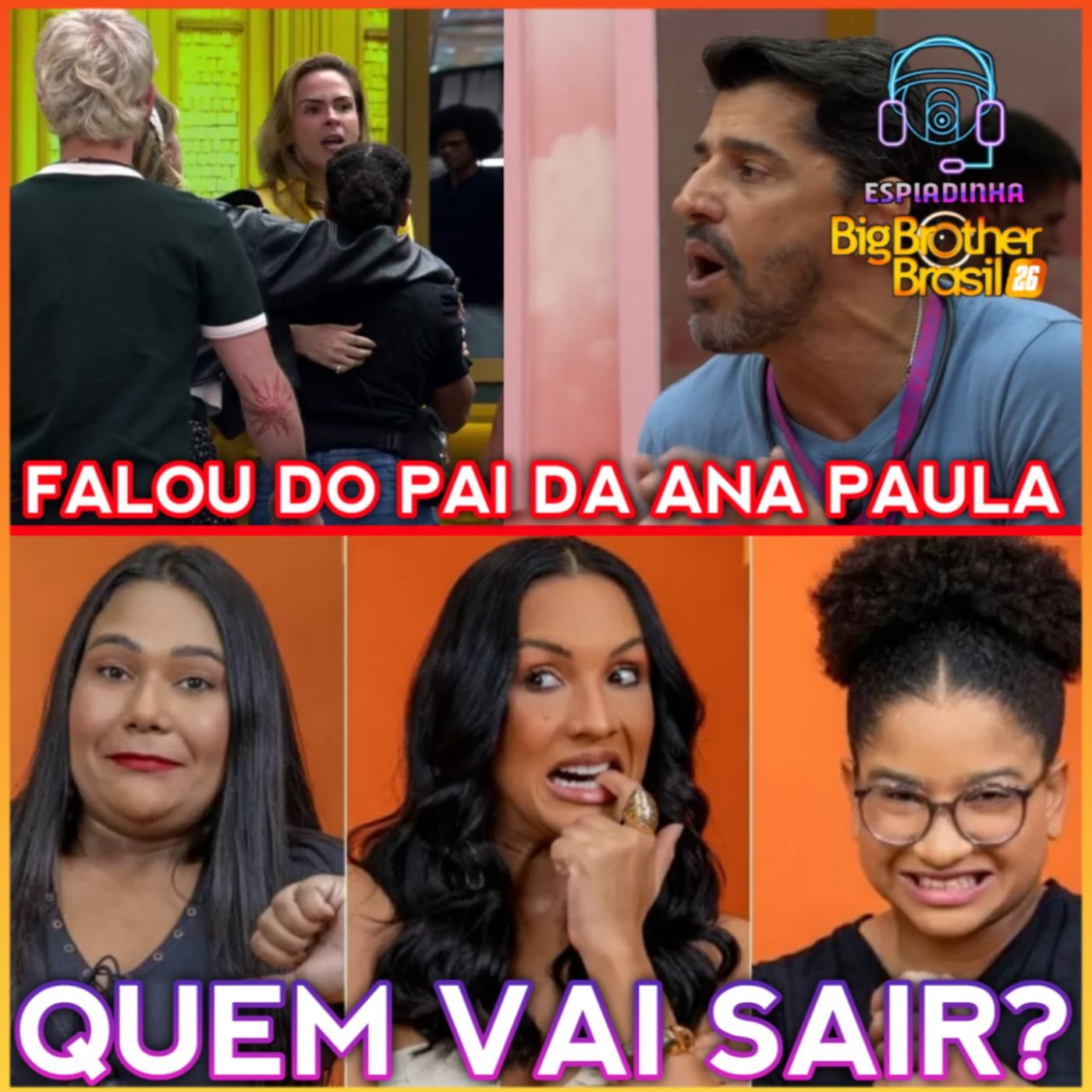 CHAIANY, MAXIANE OU MILENA, QUEM VAI SAIR? + COWBOY FALOU DO PAI DOENTE DE ANA PAULA | BBB 26