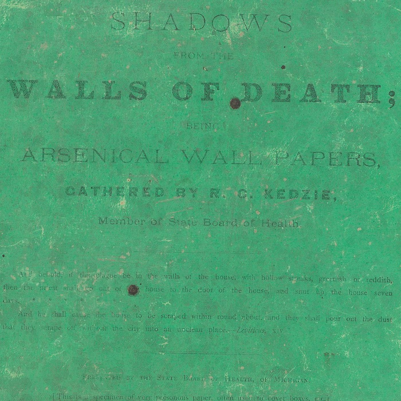 Sombras de la muerte en las paredes