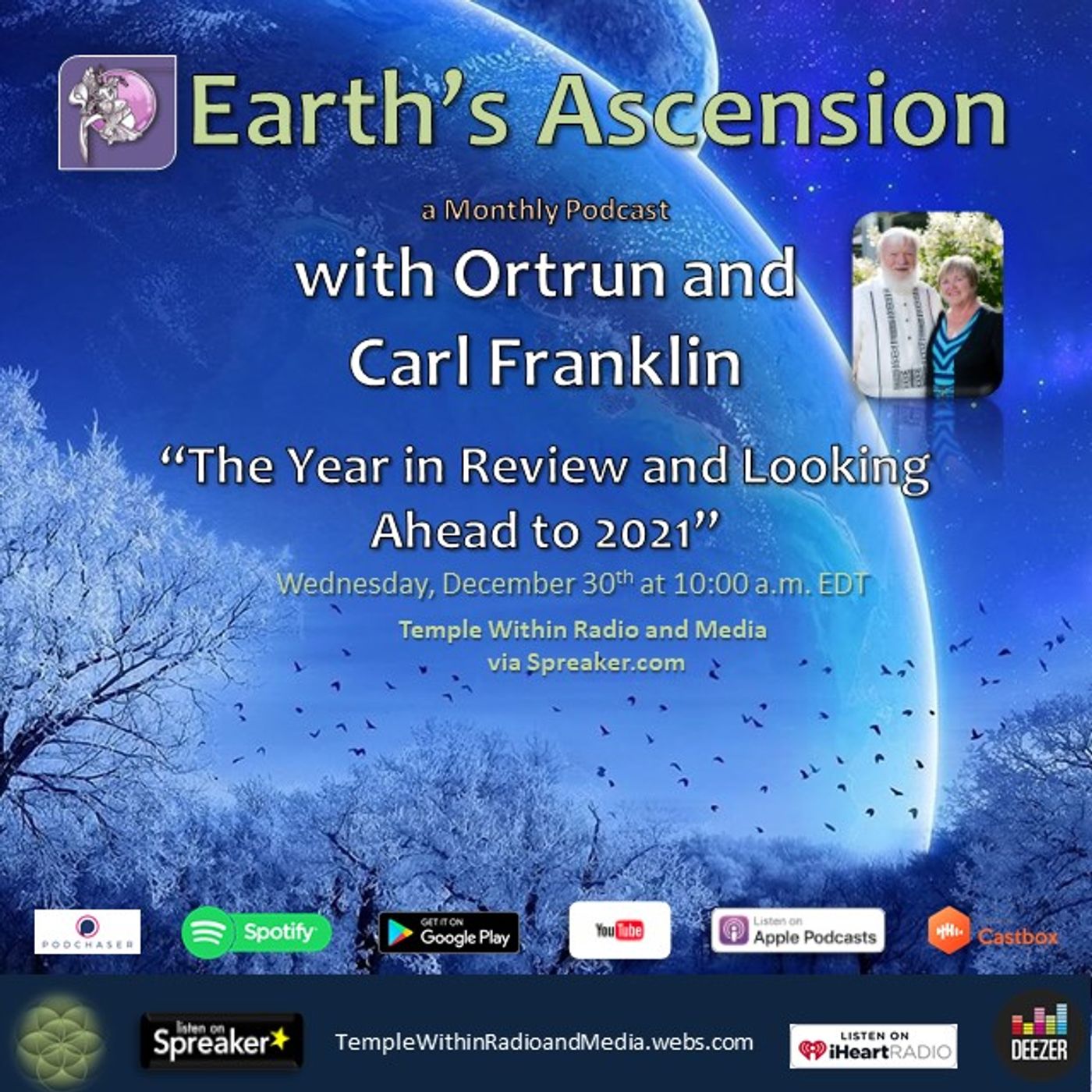 Earth\'s Ascension with Ortrun and Carl Franklin