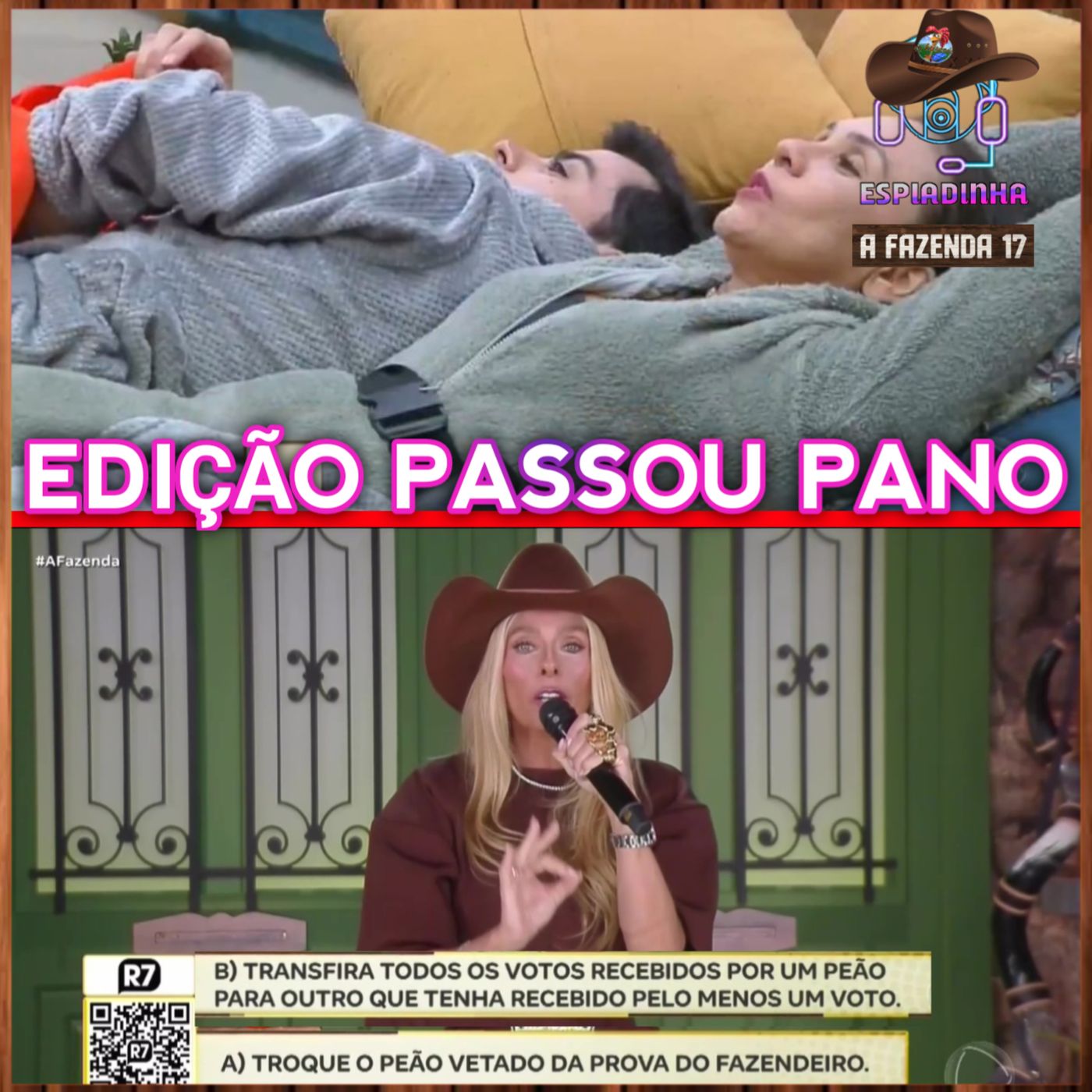 Edição passou pano para Yoná e Dudu! + Poderes do Lampião! | A Fazenda 17