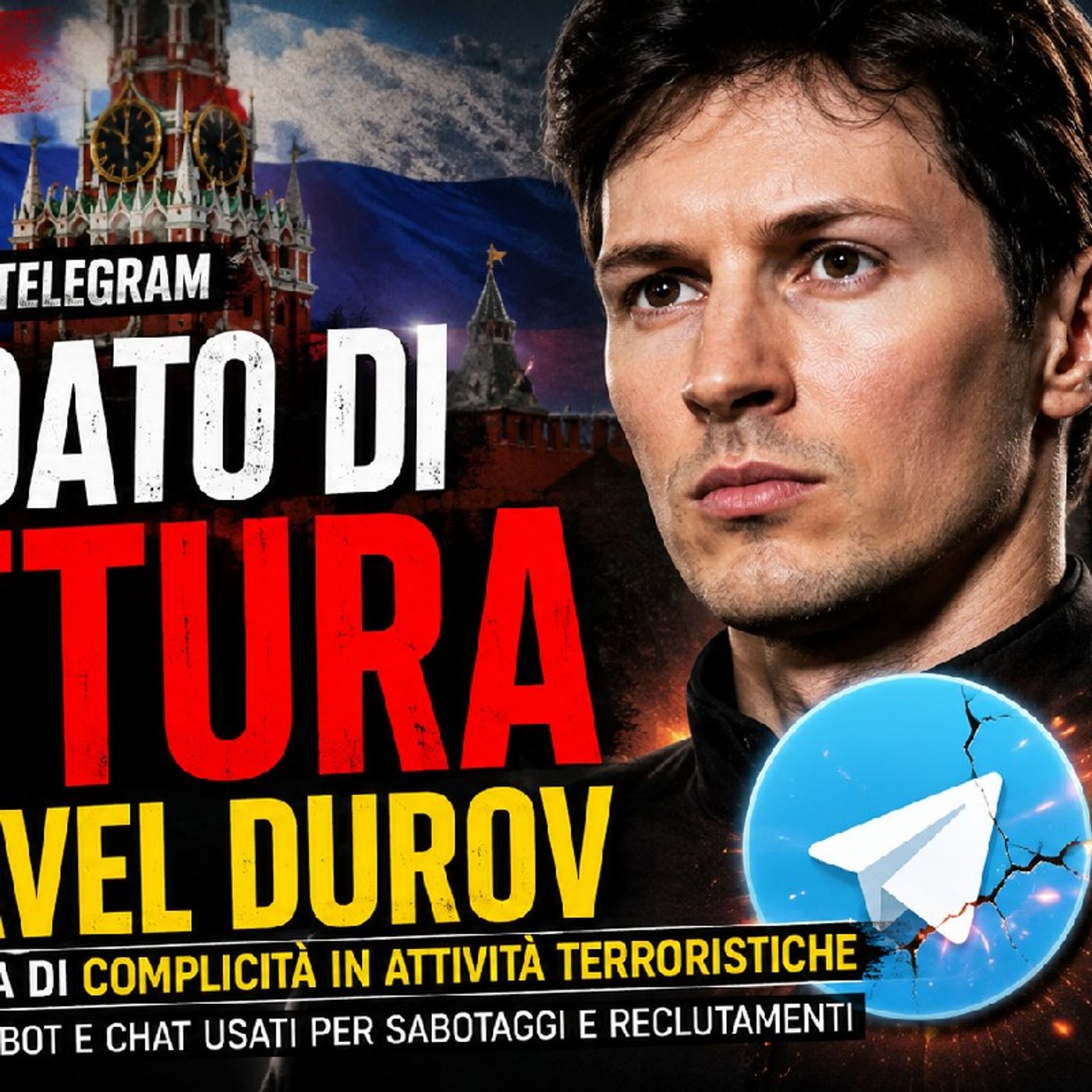 RUSSIA contro TELEGRAM: caccia a PAVEL DUROV