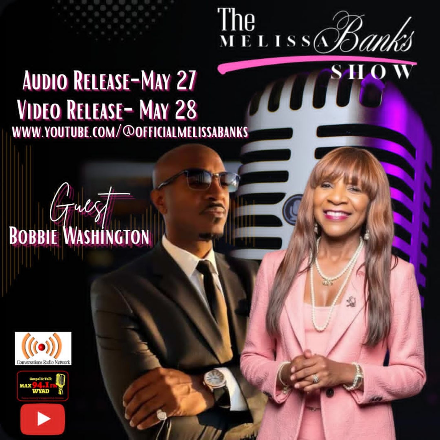 The Melissa Banks Show welcomes recording artist Bobbie Washington episode artwork