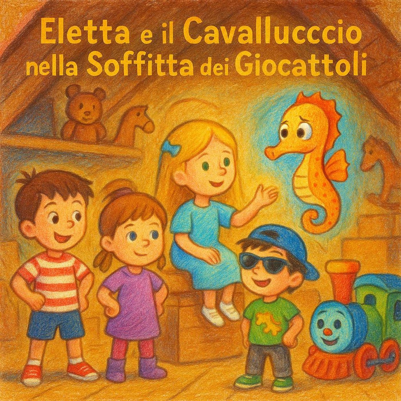 Eletta e il Cavalluccio nella Soffitta dei Giocattoli
