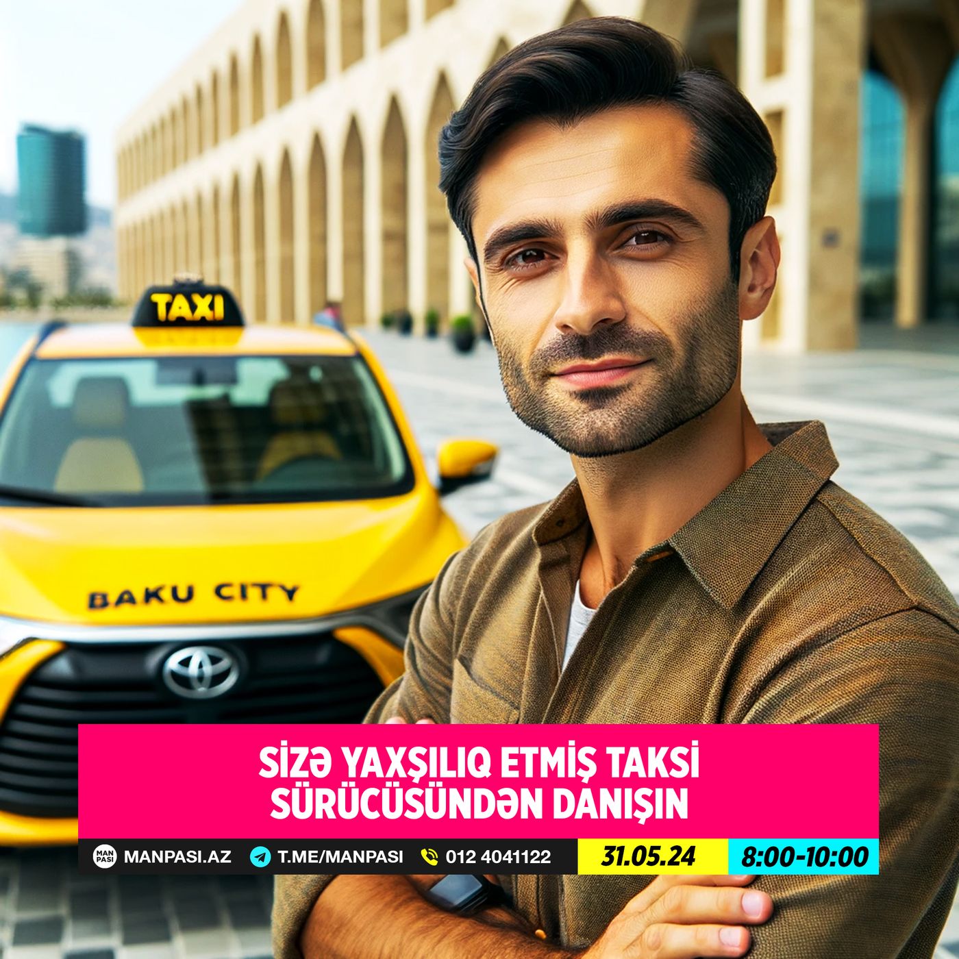 Yaxşılıq etmiş taksi sürücülərindən danışdıq 31.05.2024