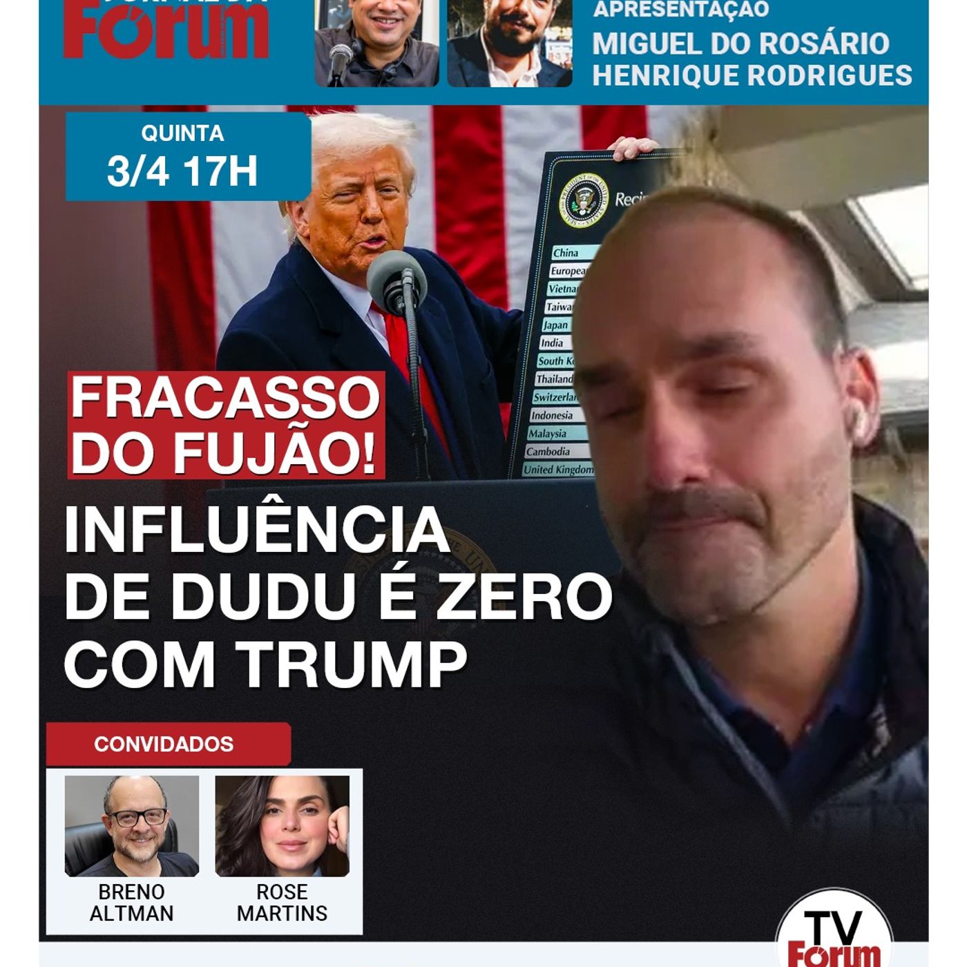 Brasil recebe uma das menores taxas no tarifaço dos EUA | 03.04.25 episode artwork