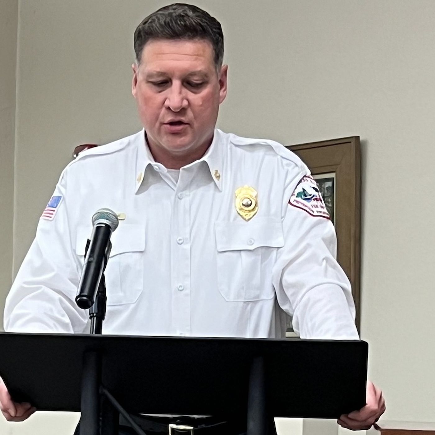 St. Charles Fire Department receives ‘Patriot Award’ for support of military episode artwork