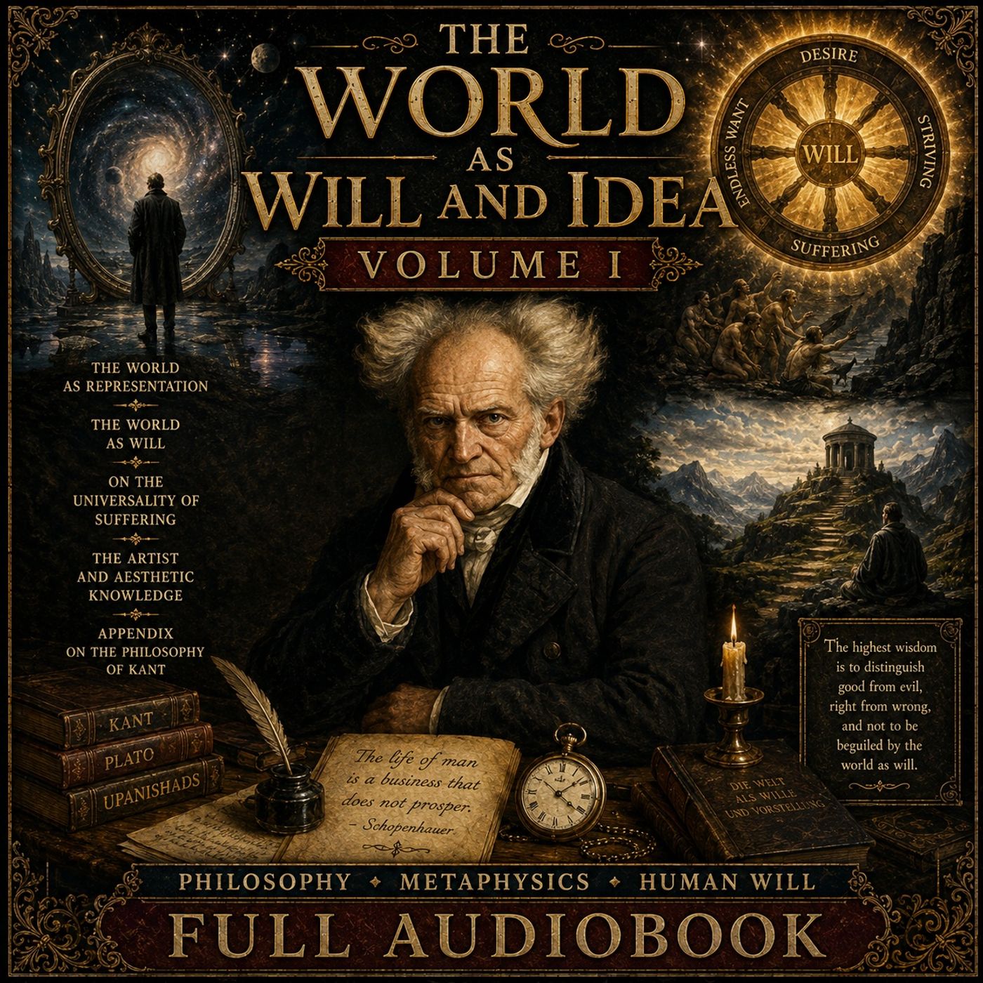 The World as Will and Idea, Vol. 1 by Arthur Schopenhauer | Philosophy, Will & Reality | Full Audiobook Part 1 episode artwork