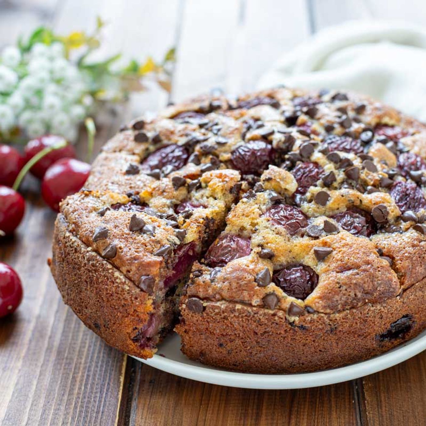 Torta ciliegie e cioccolato con yogurt greco episode artwork