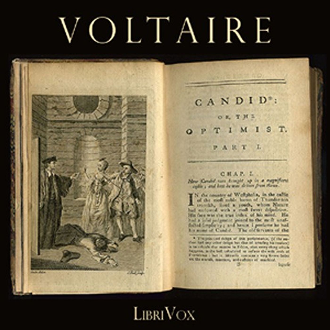 Candide by Voltaire. cover art