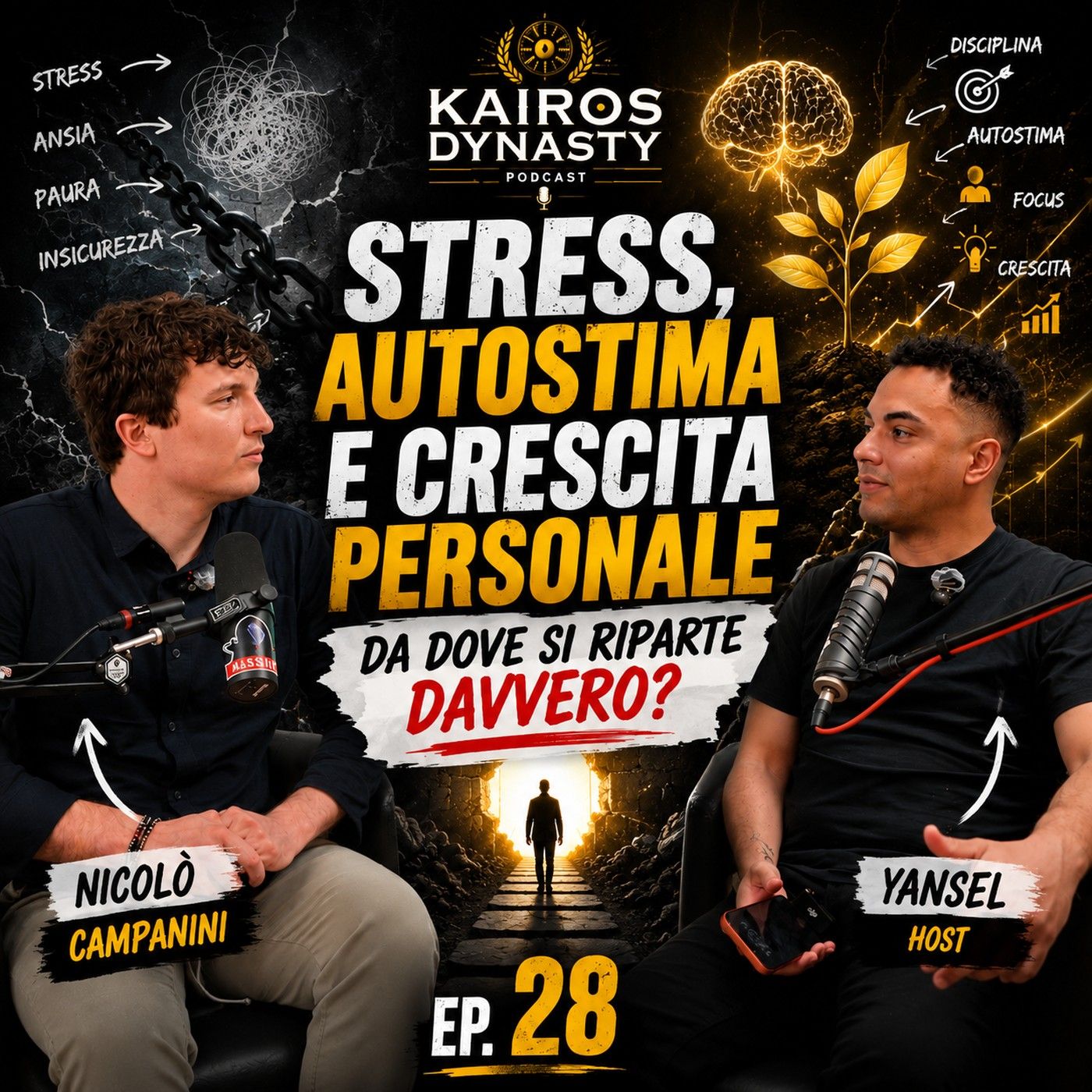 Stress, autostima e crescita personale da dove si riparte davvero  Nicolò Campanini  EP. 28 episode artwork