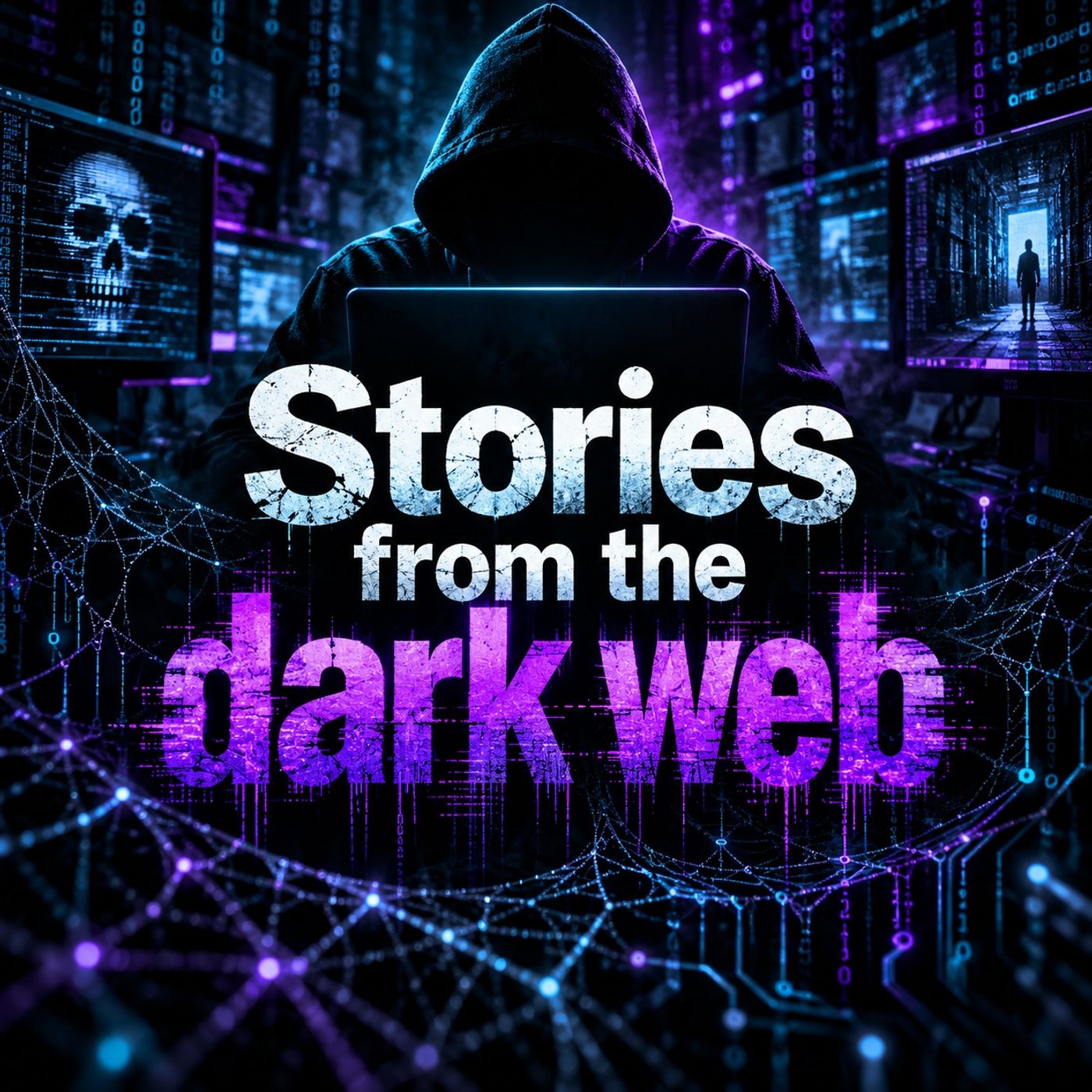 Stories from the dark web podcast artwork