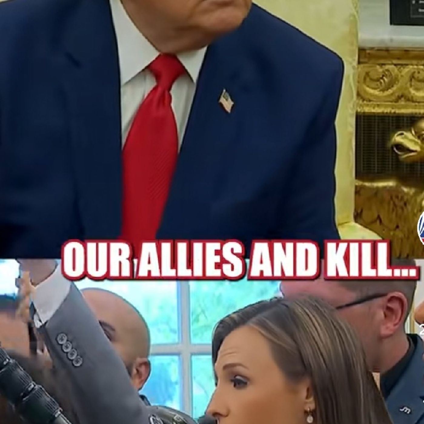Do you know something I don't know?" President Trump calls out a episode artwork