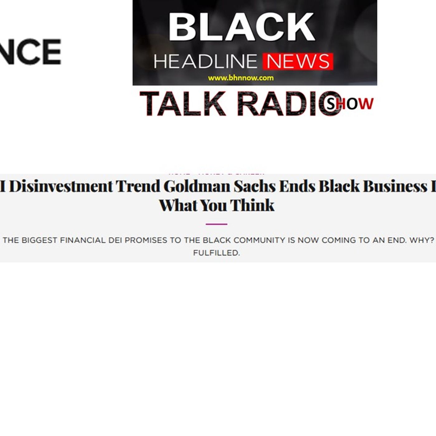 Black Headline News Talk Radio Show (1-16-24) - PART 1 episode artwork