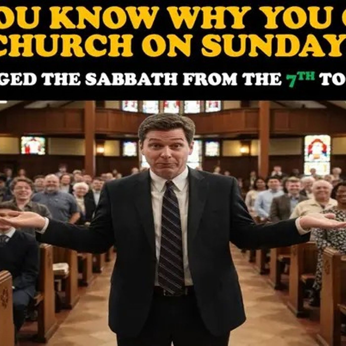 DO YOU KNOW WHY YOU GO TO CHURCH ON SUNDAY_ THEY CHANGED THE SABBATH FROM THE 7TH TO THE 8TH DAY(M4A_128K)