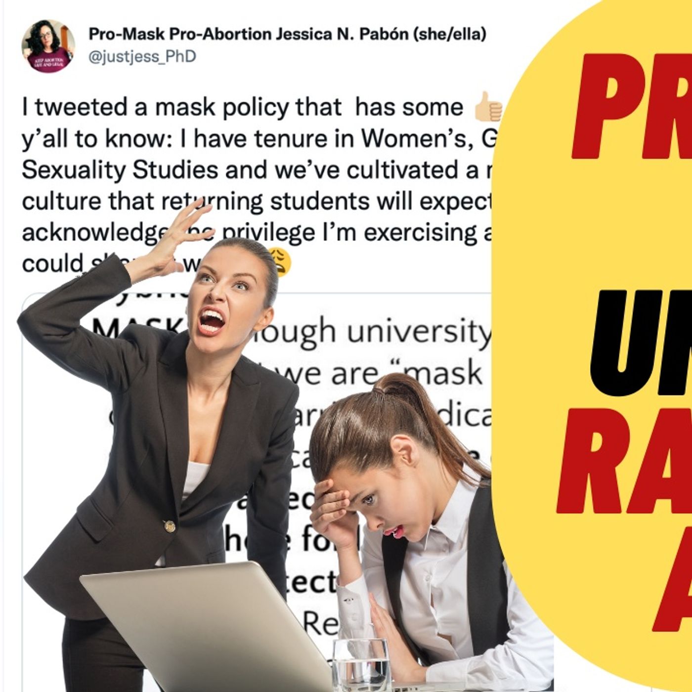 Woke Prof Says Students Who Don't Mask Are Racist And Ableist