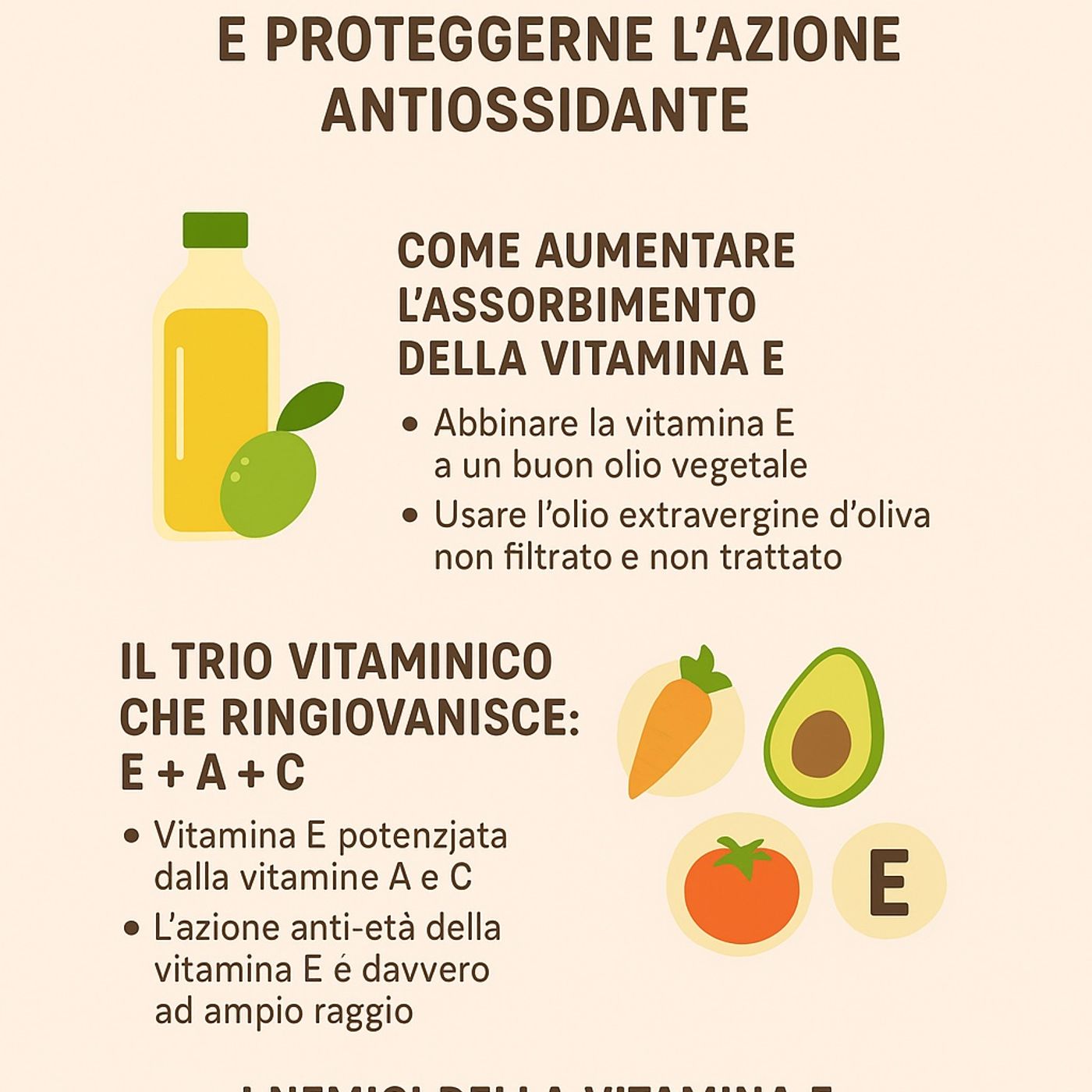 Vitamina E: il miglior cosmetico antirughe… nel piatto