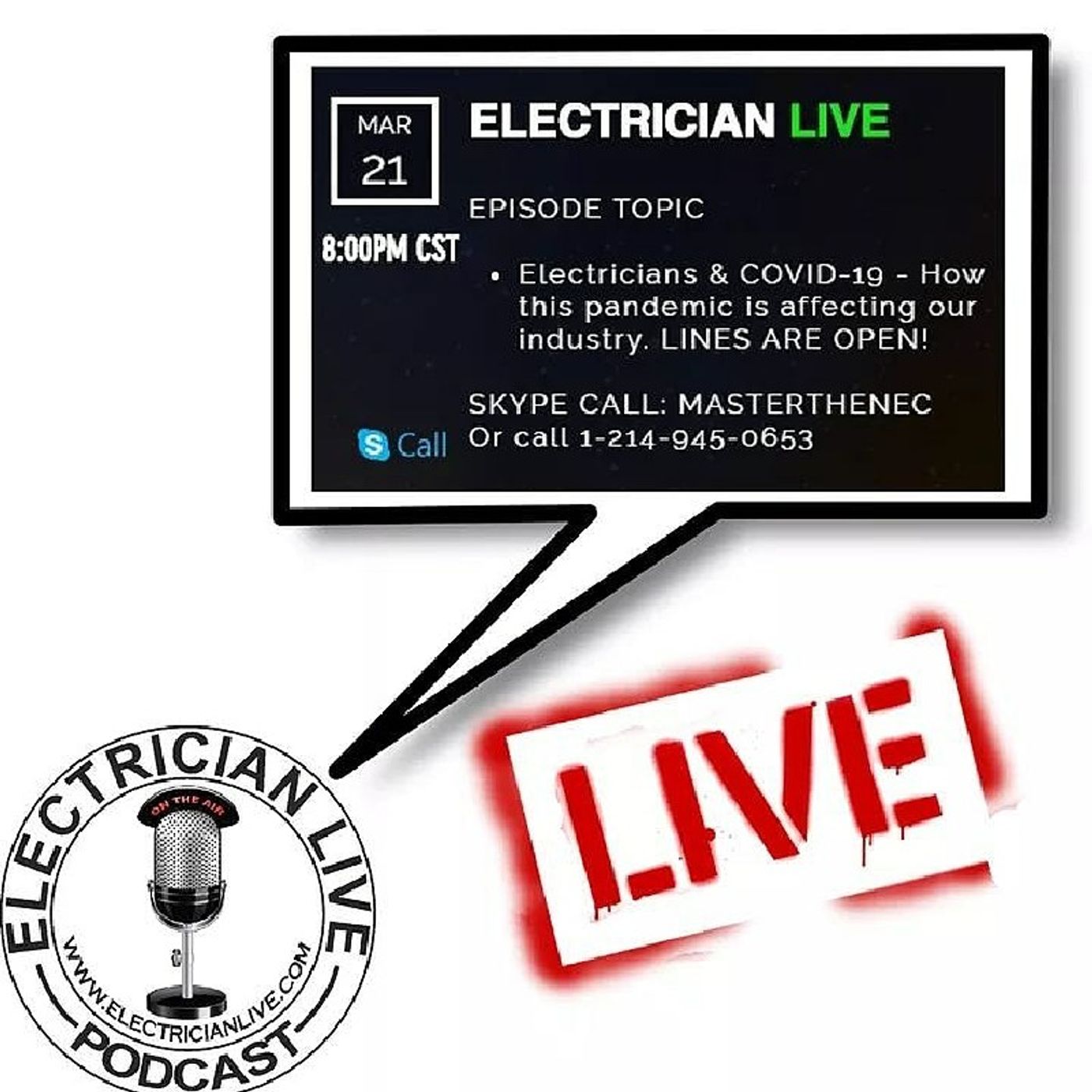 ELECTRICIAN LIVE- PODCAST Moment