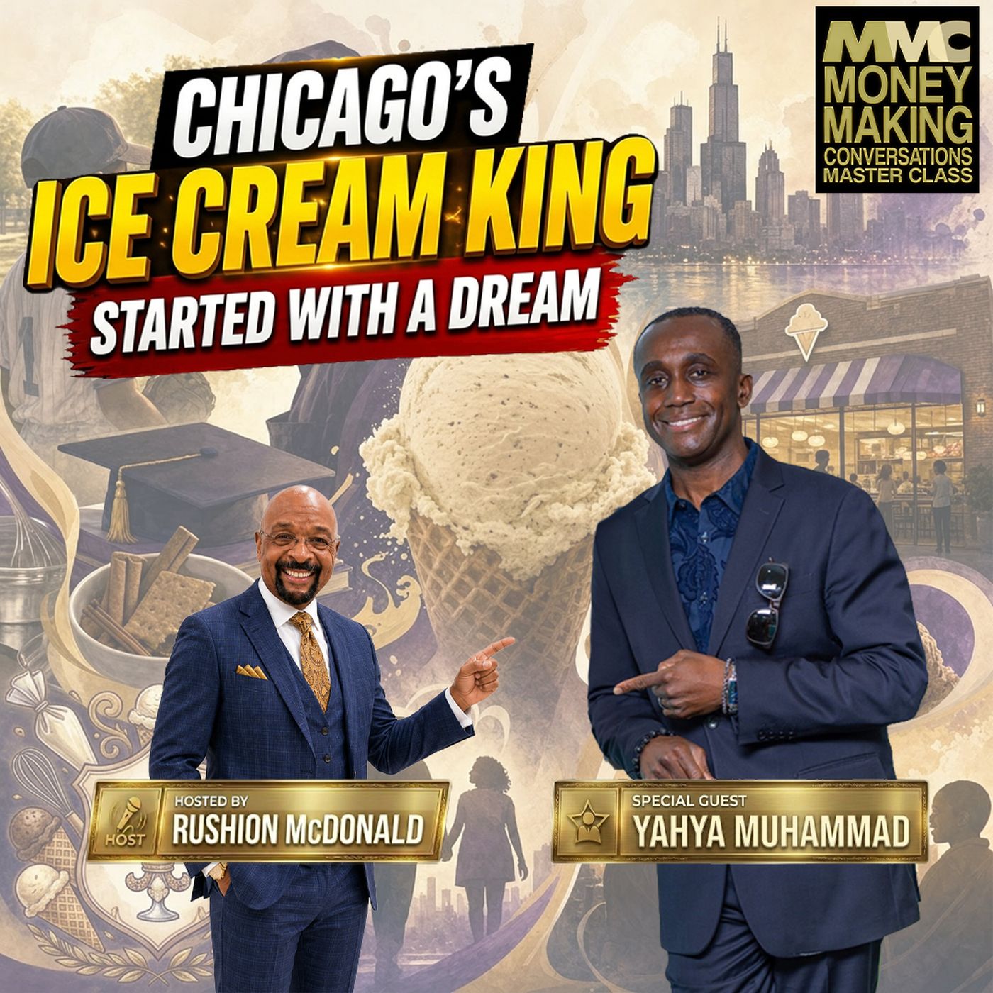 Business Tips: He inspires small business owners and creatives to pursue their passions despite obstacles. episode artwork