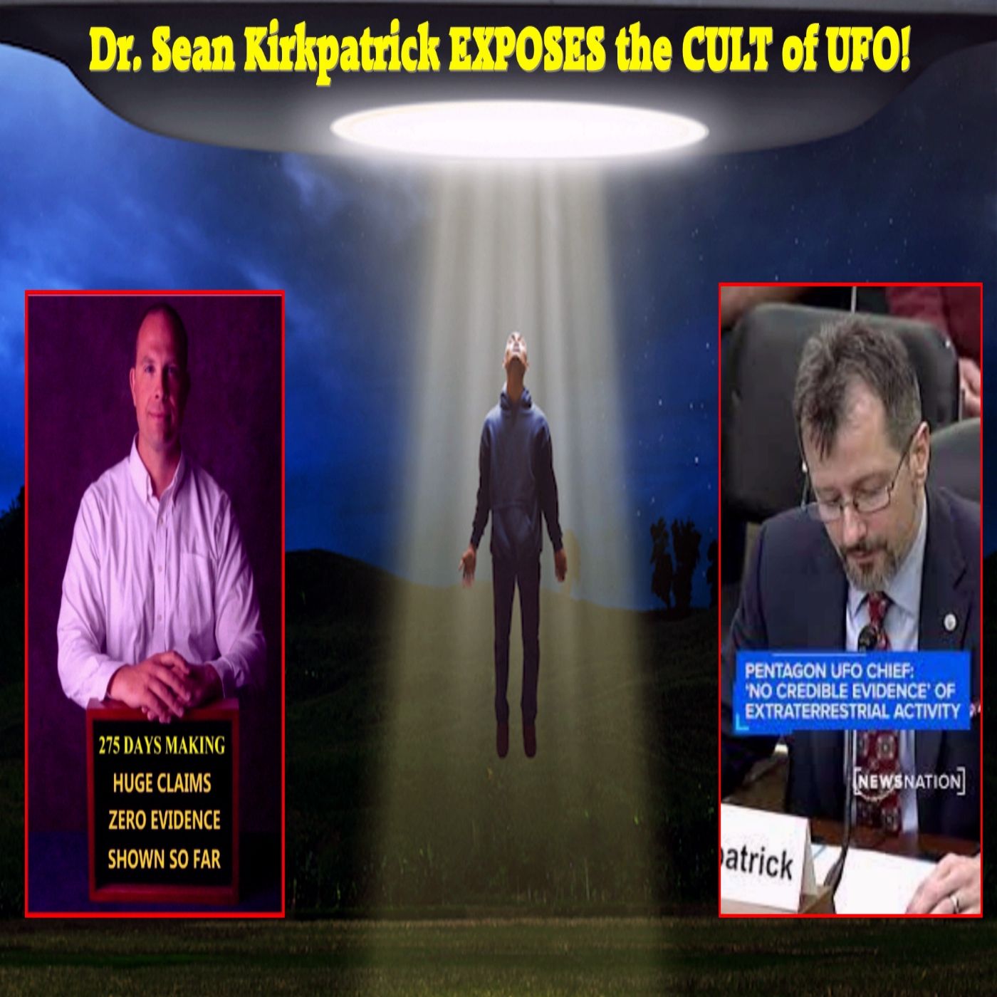 Dr. Sean Kirkpatrick EXPOSES the CULT of UFO! Grusch, Ross Coulthart, Corbell have no evidence!