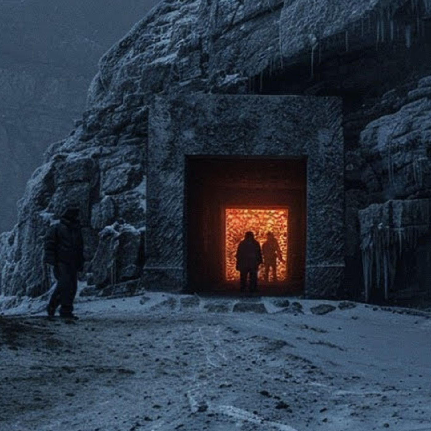 En las Montañas de Francia Encontramos una Puerta en la Roca. Detrás Comenzó otro Clima...