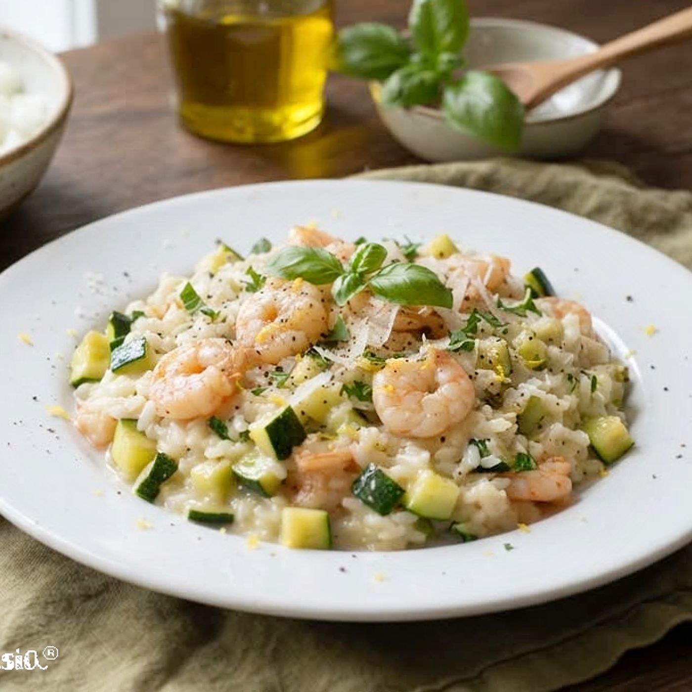 Risotto con zucchine e gamberetti episode artwork