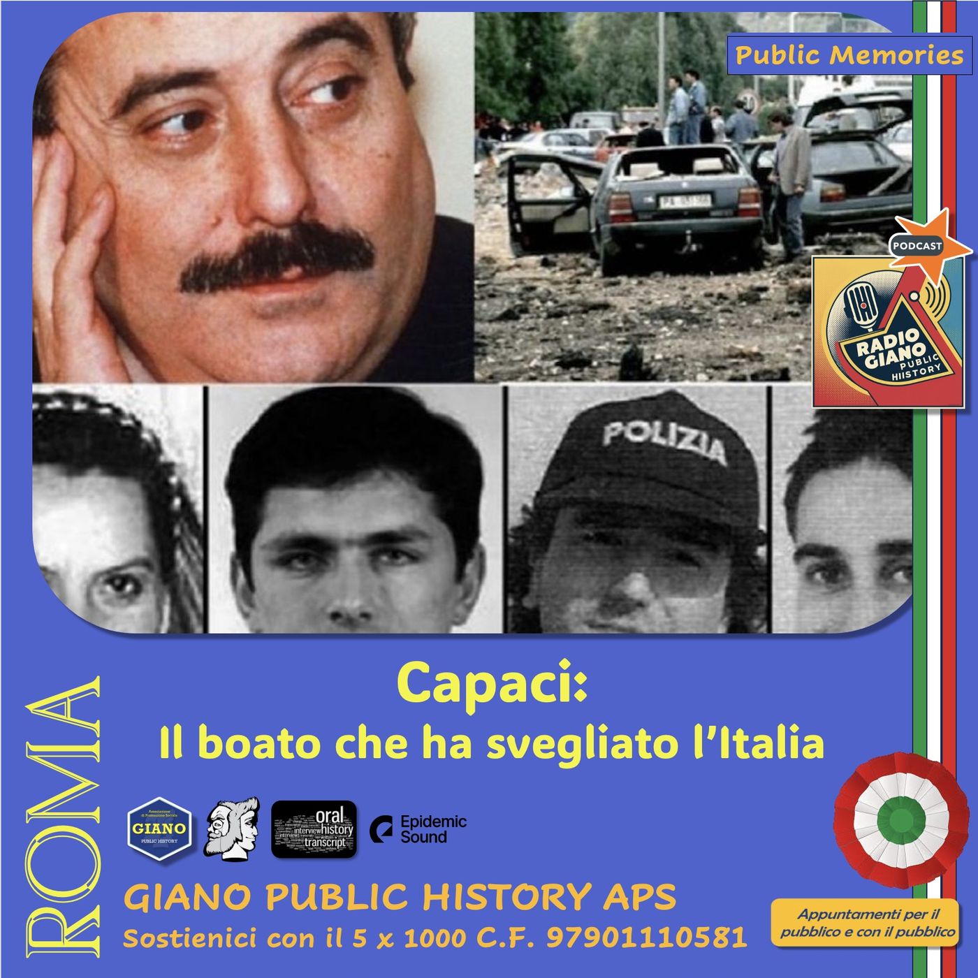 CAPACI : Il boato che ha svegliato l’Italia. Omaggio a Giovanni FALCONE episode artwork