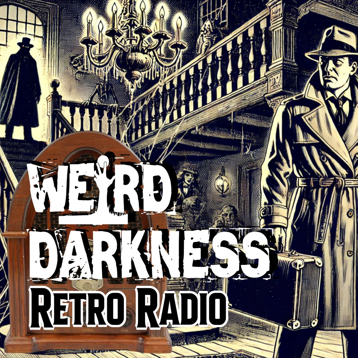 Would You Spend a Night In a Remote Haunted House With A RECLUSE? #RetroRadio EP0310 #WeirdDarkness - podcast episode cover